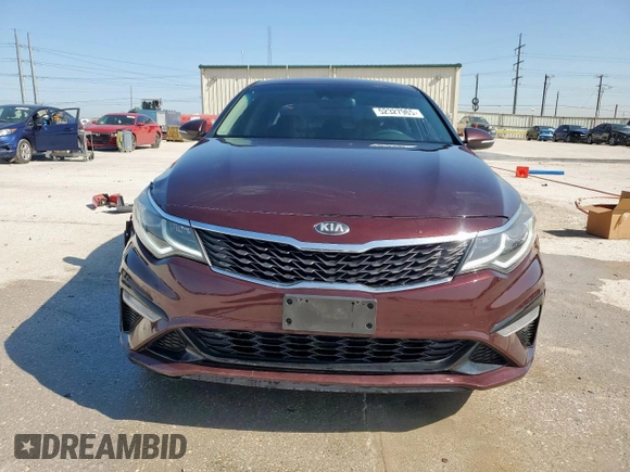 2019 Kia Optima LX with VIN 5XXGT4L3XKG344780, listed as a Copart auction lot 52327965 with 97,263 mi miles and Salvage Title. Bid and sale history available at carsss.com. Image 5.
