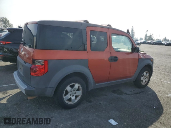 2004 Honda Element EX with VIN 5J6YH18624L015799, listed as a Copart auction lot 43416725 with 135,995 mi miles and Salvage Title. Bid and sale history available at DreamBid. Image 3.