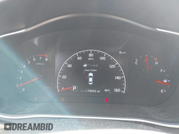 2014 Kia Cadenza Premium with VIN KNALN4D71E5139798, listed as a IAAI auction lot 41761521 with 170,055 mi miles. Bid and sale history available at carsss.com. Image 7.
