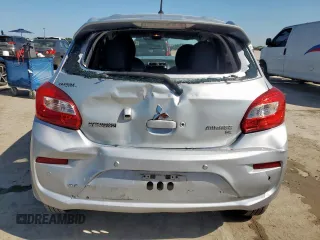 2018 Mitsubishi Mirage SE with VIN ML32A4HJ4JH014404, listed as a Copart auction lot 61178115 with 24,995 mi miles and Salvage title. Bid and sale history available at DreamBid. Image 6.