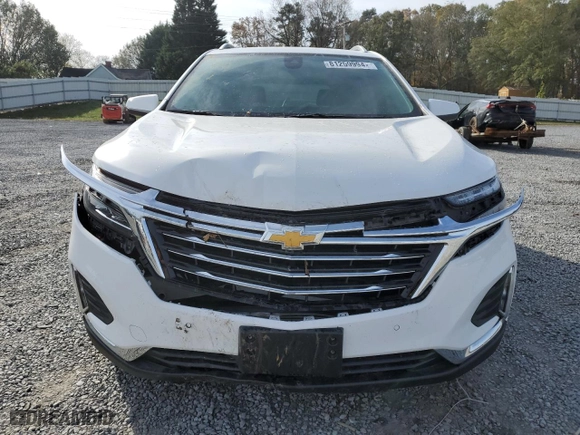 2022 Chevrolet Equinox Premier with VIN 3GNAXNEV3NS167784, listed as a Copart auction lot 81259994 with 26,218 mi miles and Salvage Title. Bid and sale history available at carsss.com. Image 5.