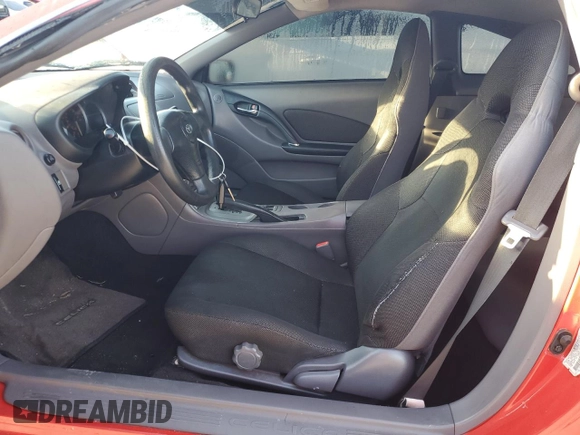 2001 Toyota Celica GT with VIN JTDDR32T910085275, listed as a Copart auction lot 69875644 with 239,495 mi miles and Salvage Title. Bid and sale history available at carsss.com. Image 7.