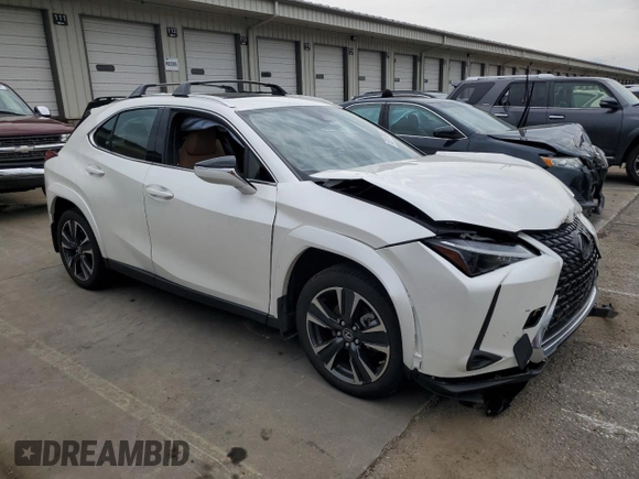 2024 Lexus UX 250h Premium with VIN JTHP9JBH4R2071876, listed as a Copart auction lot 52917834 with 11,511 mi miles and Salvage title. Bid and sale history available at DreamBid. Image 4.