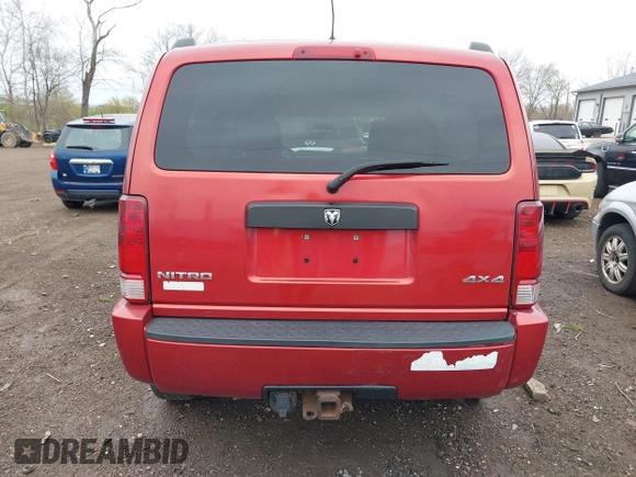 2008 Dodge Nitro SXT with VIN 1D8GU28K78W105035, listed as a IAAI auction lot 41921217 with 251,324 mi miles and . Bid and sale history available at DreamBid. Image 16.