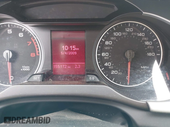 2010 Audi A4 2.0T Premium Plus with VIN WAUEFAFL7AN017276, listed as a IAAI auction lot 41927432 with 155,172 mi miles. Bid and sale history available at carsss.com. Image 7.