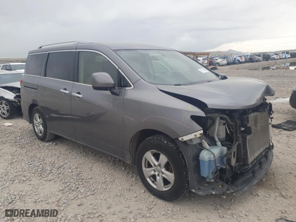 2017 Nissan Quest SV with VIN JN8AE2KP6H9165171, listed as a Copart auction lot 51113635 with 119,503 mi miles and Salvage Title. Bid and sale history available at carsss.com. Image 4.