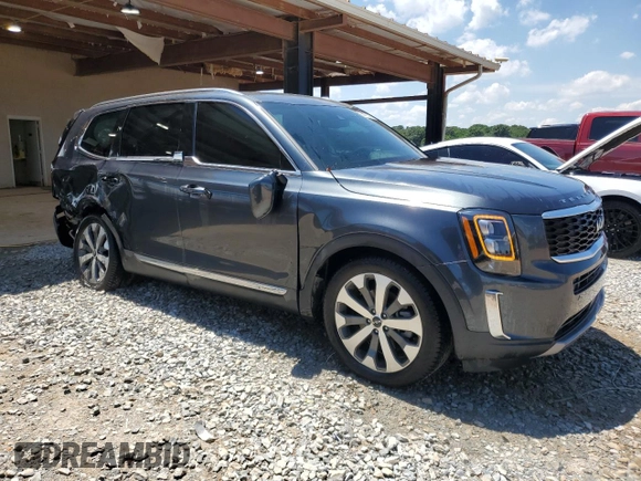 2022 Kia Telluride EX with VIN 5XYP34HC5NG299630, listed as a Copart auction lot 55472225 with 33,322 mi miles and Salvage title. Bid and sale history available at DreamBid. Image 4.