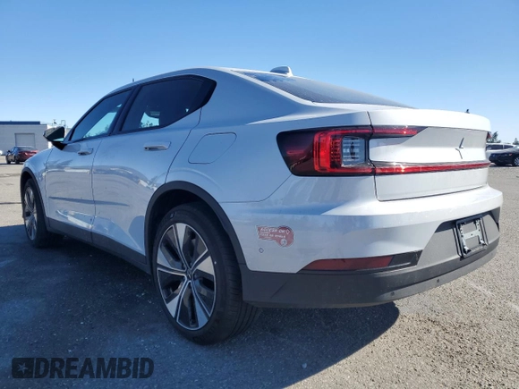2024 Polestar 2 z VIN YSMFD3KA7RL216675, wystawiony jako Copart lot #88307095 z przebiegiem 5 500 mil mil oraz Szkoda całkowita • Salvage title. Historia ofert i sprzedaży dostępna na DreamBid. Obrazek 2.
