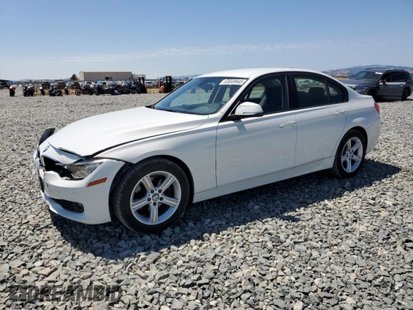 2014 BMW 3 Series 320i with VIN WBA3B1C55EK133687, listed as a Copart auction lot 63049945 with 95,604 mi miles and Salvage title. Bid and sale history available at DreamBid. Image 1.