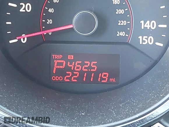 2011 Kia Sorento EX with VIN 5XYKU4A27BG075490, listed as a IAAI auction lot 41853265 with 221,119 mi miles. Bid and sale history available at carsss.com. Image 15.