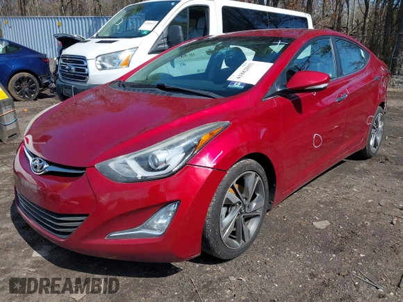 2015 Hyundai Elantra SE z VIN 5NPDH4AE1FH640919, wystawiony jako IAAI lot #41882093 z przebiegiem 121 987 mil mil oraz . Historia ofert i sprzedaży dostępna na DreamBid. Obrazek 2.