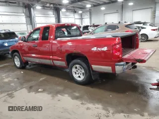 2006 Dodge Dakota SLT with VIN 1D7HW42NX6S717803, listed as a Copart auction lot 89000765 with 139,556 mi miles and Salvage Title. Bid and sale history available at carsss.com. Image 2.