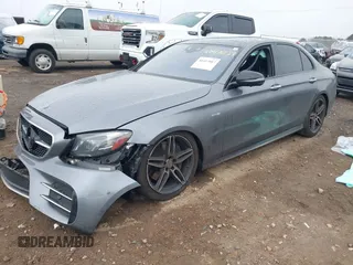 2018 Mercedes-Benz E-Class AMG E 43 with VIN WDDZF6EB4JA384109, listed as a IAAI auction lot 41417087 with 64,983 mi miles. Bid and sale history available at carsss.com. Image 22.