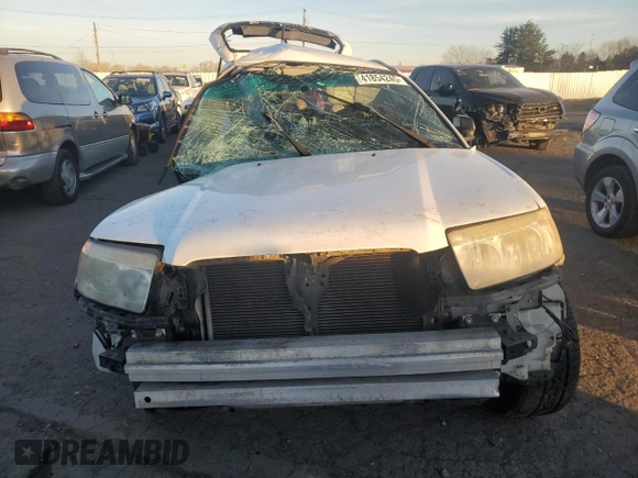 2007 Subaru Forester X with VIN JF1SG63627H738309, listed as a Copart auction lot 41854245 with 0 mi miles and Salvage Title. Bid and sale history available at carsss.com. Image 5.