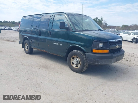 2008 Chevrolet Express Passenger z VIN 1GAGG25K481208039, wystawiony jako IAAI lot #42065395 z przebiegiem 390 738 mil mil oraz . Historia ofert i sprzedaży dostępna na DreamBid. Obrazek 1.