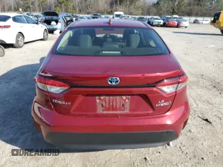 2023 Toyota Corolla Hybrid LE with VIN JTDBCMFE1PJ013094, listed as a Copart auction lot 47686665 with 27,190 mi miles and Salvage Title. Bid and sale history available at carsss.com. Image 6.