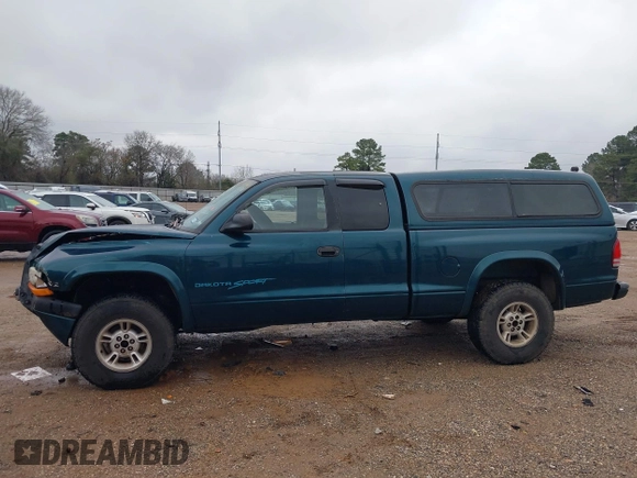 1998 Dodge Dakota SLT with VIN 1B7GG22Y9WS723805, listed as a IAAI auction lot 41289779 with 234,324 mi miles. Bid and sale history available at carsss.com. Image 14.