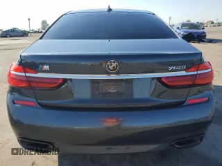 2016 BMW 7 Series 750i with VIN WBA7F0C57GGL99332, listed as a Copart auction lot 56144533 with 95,626 mi miles. Bid and sale history available at carsss.com. Image 6.