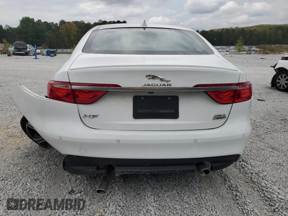2018 Jaguar XF 25t R-Sport with VIN SAJBL4FX7JCY55677, listed as a Copart auction lot 74471414 with 36,132 mi miles and Salvage Title. Bid and sale history available at carsss.com. Image 6.