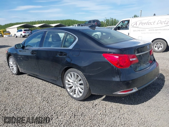 2015 Acura RLX Advance with VIN JH4KC1F93FC000981, listed as a IAAI auction lot 42146965 with 145,127 mi miles and . Bid and sale history available at DreamBid. Image 3.