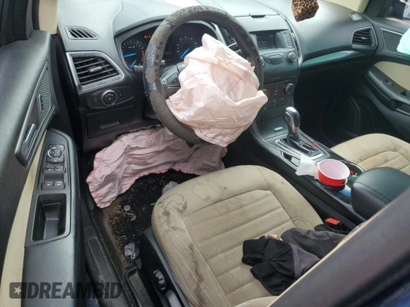 2017 Ford Edge SE with VIN 2FMPK3G99HBC01321, listed as a Copart auction lot 60413185 with 95,700 mi miles and Salvage title. Bid and sale history available at DreamBid. Image 8.