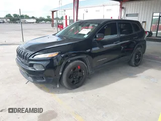 2015 Jeep Cherokee Sport with VIN 1C4PJLAB2FW539397, listed as a IAAI auction lot 42156576 with 120,409 mi miles. Bid and sale history available at carsss.com. Image 17.