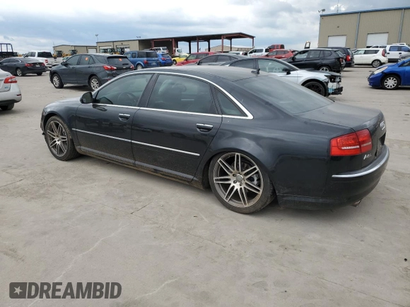 2008 Audi A8 L 4.2L with VIN WAUMV94E38N008960, listed as a Copart auction lot 71106524 with 0 mi miles and Salvage Title. Bid and sale history available at carsss.com. Image 2.