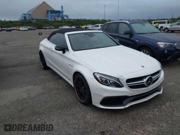2018 Mercedes-Benz C 63 S AMG with VIN WDDWK8HB6JF622390, listed as a IAAI auction lot 40542462 with Not Provided miles and . Bid and sale history available at carsss.com. Image 1.
