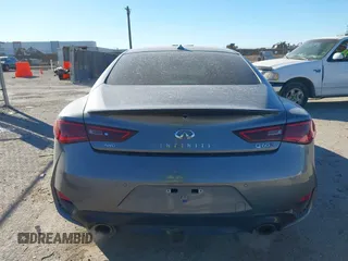 2022 Infiniti Q60 Red Sport 400 with VIN JN1FV7LL2NM680688, listed as a IAAI auction lot 41263397 with 14,001 mi miles and . Bid and sale history available at DreamBid. Image 16.
