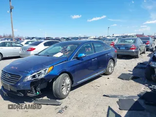 2015 Hyundai Sonata Limited with VIN 5NPE34AF3FH097293, listed as a IAAI auction lot 41811245 with 114,744 mi miles and . Bid and sale history available at carsss.com. Image 14.