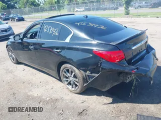 2017 Infiniti Q50 Premium with VIN JN1EV7AR6HM838084, listed as a IAAI auction lot 42539976 with Not provided miles and . Bid and sale history available at DreamBid. Image 3.
