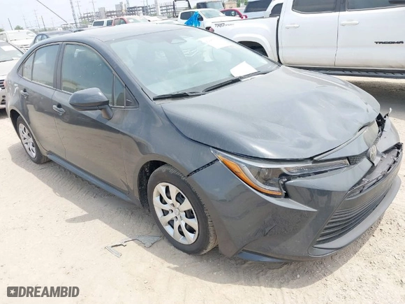 2024 Toyota Corolla LE with VIN 5YFB4MDE4RP177910, listed as a IAAI auction lot 42081738 with 21,653 mi miles. Bid and sale history available at carsss.com. Image 1.