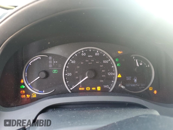 2011 Lexus CT 200h with VIN JTHKD5BH5B2039413, listed as a Copart auction lot 57725925 with 169,817 mi miles and Salvage title. Bid and sale history available at DreamBid. Image 9.