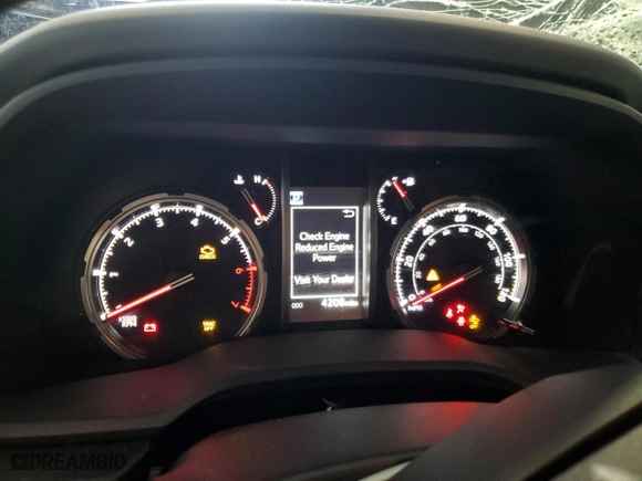 2024 Toyota 4Runner TRD Off Road with VIN JTEPU5JR0R6284930, listed as a Copart auction lot 76525474 with 4,208 mi miles and Non Repairable. Bid and sale history available at carsss.com. Image 9.