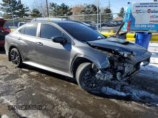 2024 Subaru WRX Premium with VIN JF1VBAH63R9803754, listed as a Copart auction lot 89322505 with 4,238 mi miles and Salvage title. Bid and sale history available at DreamBid. Image 4.