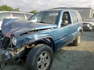 2003 Jeep Liberty Limited with VIN 1J4GK58K53W658792, listed as a Copart auction lot 55672325 with 224,489 mi miles and Salvage title. Bid and sale history available at DreamBid. Image 14.