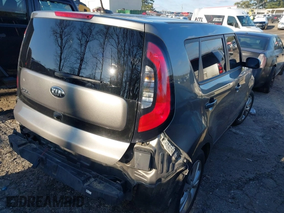 2016 Kia Soul + with VIN KNDJP3A51G7302491, listed as a IAAI auction lot 41794567 with 123,425 mi miles. Bid and sale history available at carsss.com. Image 4.