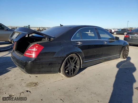 2010 Mercedes-Benz S-Class S 550 with VIN WDDNG7BB8AA339048, listed as a Copart auction lot 85432804 with 173,946 mi miles and Salvage Title. Bid and sale history available at carsss.com. Image 3.