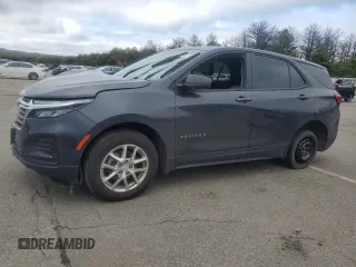 2022 Chevrolet Equinox LS with VIN 3GNAXSEVXNS243161, listed as a Copart auction lot 58798315 with 50,944 mi miles and Salvage title. Bid and sale history available at DreamBid. Image 1.