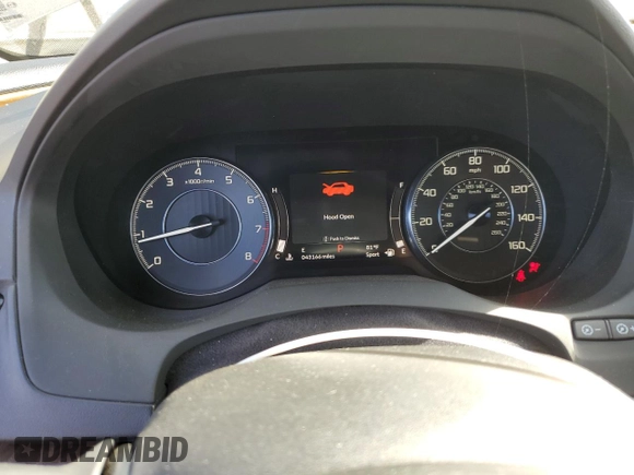 2020 Acura RDX w/Advance Pkg with VIN 5J8TC1H76LL009897, listed as a Copart auction lot 74604104 with 43,166 mi miles and Salvage Title. Bid and sale history available at carsss.com. Image 9.