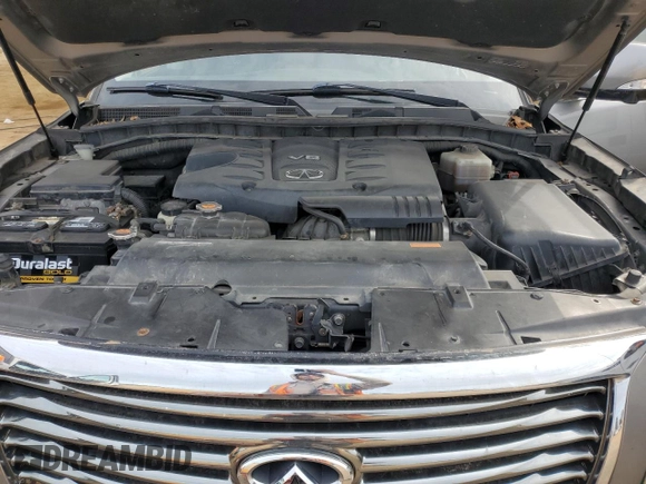 2011 Infiniti QX56 7-passenger with VIN JN8AZ2NE9B9005517, listed as a Copart auction lot 44799925 with 150,030 mi miles and Salvage Title. Bid and sale history available at carsss.com. Image 14.
