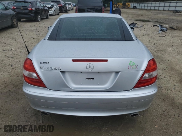2006 Mercedes-Benz SLK 350 with VIN WDBWK56F06F104456, listed as a Copart auction lot 62647875 with 140,892 mi miles and Clean title. Bid and sale history available at DreamBid. Image 6.