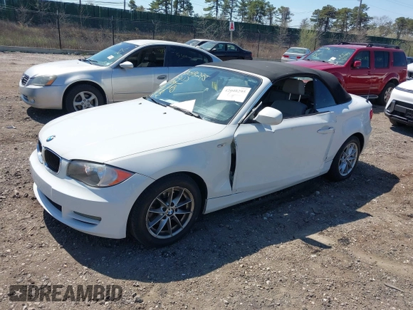 2010 BMW 1 Series 128i with VIN WBAUL7C53AVJ77801, listed as a IAAI auction lot 42048295 with 152,176 mi miles and . Bid and sale history available at carsss.com. Image 2.