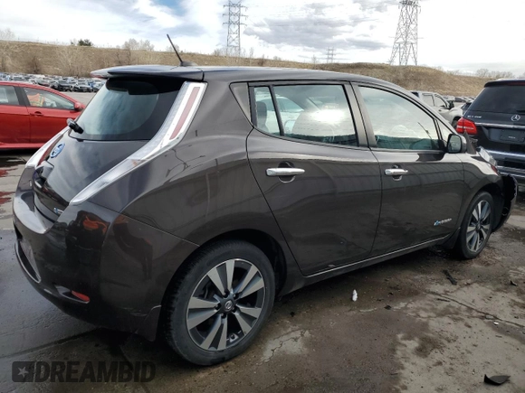 2017 Nissan LEAF S with VIN 1N4BZ0CP8HC302398, listed as a Copart auction lot 50421905 with 31,220 mi miles and Salvage Title. Bid and sale history available at carsss.com. Image 3.