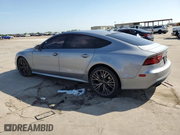2017 Audi A7 Premium Plus with VIN WAUW2AFC6HN039280, listed as a Copart auction lot 55143424 with Not Provided miles and Salvage Title. Bid and sale history available at carsss.com. Image 2.