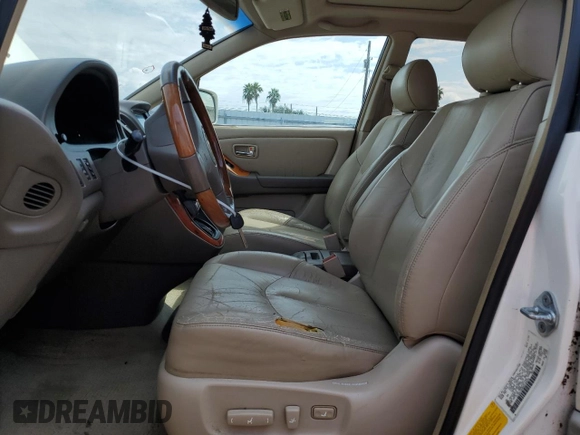 2002 Lexus RX 300 with VIN JTJGF10U620126434, listed as a Copart auction lot 74111264 with 213,859 mi miles and Salvage Title. Bid and sale history available at carsss.com. Image 7.