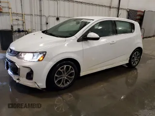 2017 Chevrolet Sonic LT with VIN 1G1JD6SH1H4157449, listed as a Copart auction lot 60669915 with 165,567 mi miles and Salvage title. Bid and sale history available at DreamBid. Image 1.