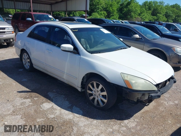 2006 Honda Accord EX-L z VIN 1HGCM66566A004355, wystawiony jako IAAI lot #42081344 z przebiegiem 257 393 mil mil oraz . Historia ofert i sprzedaży dostępna na DreamBid. Obrazek 1.