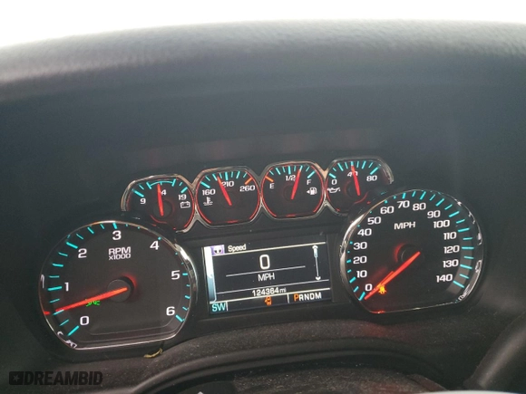 2016 Chevrolet Tahoe LS with VIN 1GNSKAEC4GR165722, listed as a Copart auction lot 46462745 with 124,364 mi miles and Salvage Title. Bid and sale history available at carsss.com. Image 9.