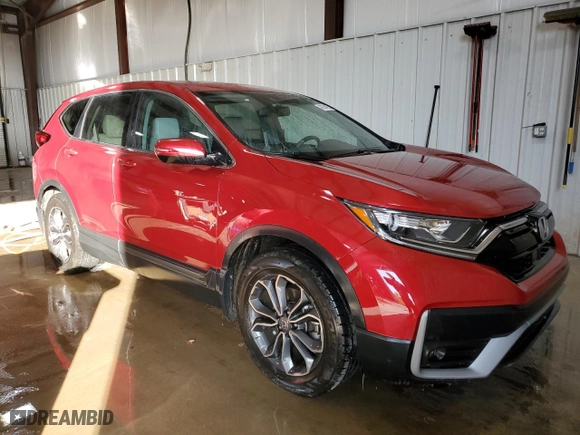 2022 Honda CR-V EX-L with VIN 7FARW1H87NE007613, listed as a Copart auction lot 49274015 with 25,621 mi miles and Salvage Title. Bid and sale history available at carsss.com. Image 4.